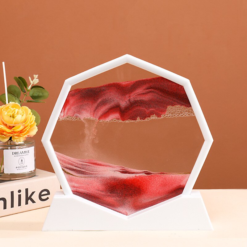 BowLift | Deep Sea Flowing Hexagon Sand Decor