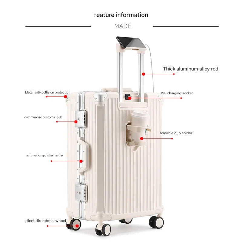 BowLift | Hard Suitcase with Aluminum Frame - Tallinn