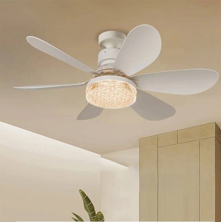 Elegant Flower Energy Saving RC Ceiling Fan Lamp - Image 0