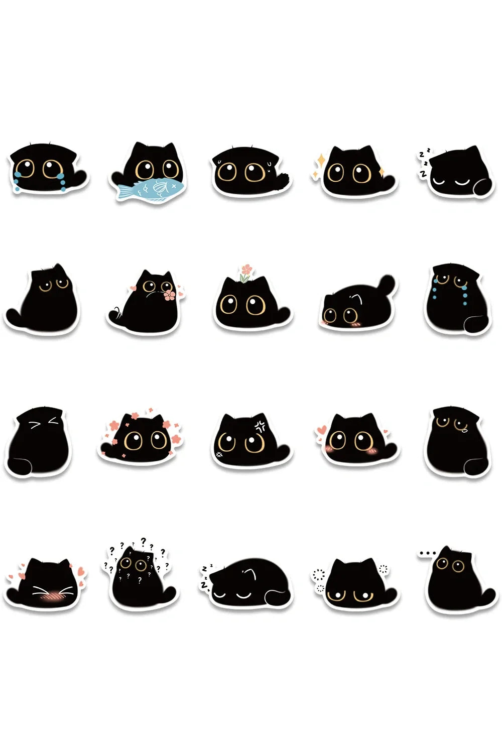 Black Cat Stickers | Bowlift