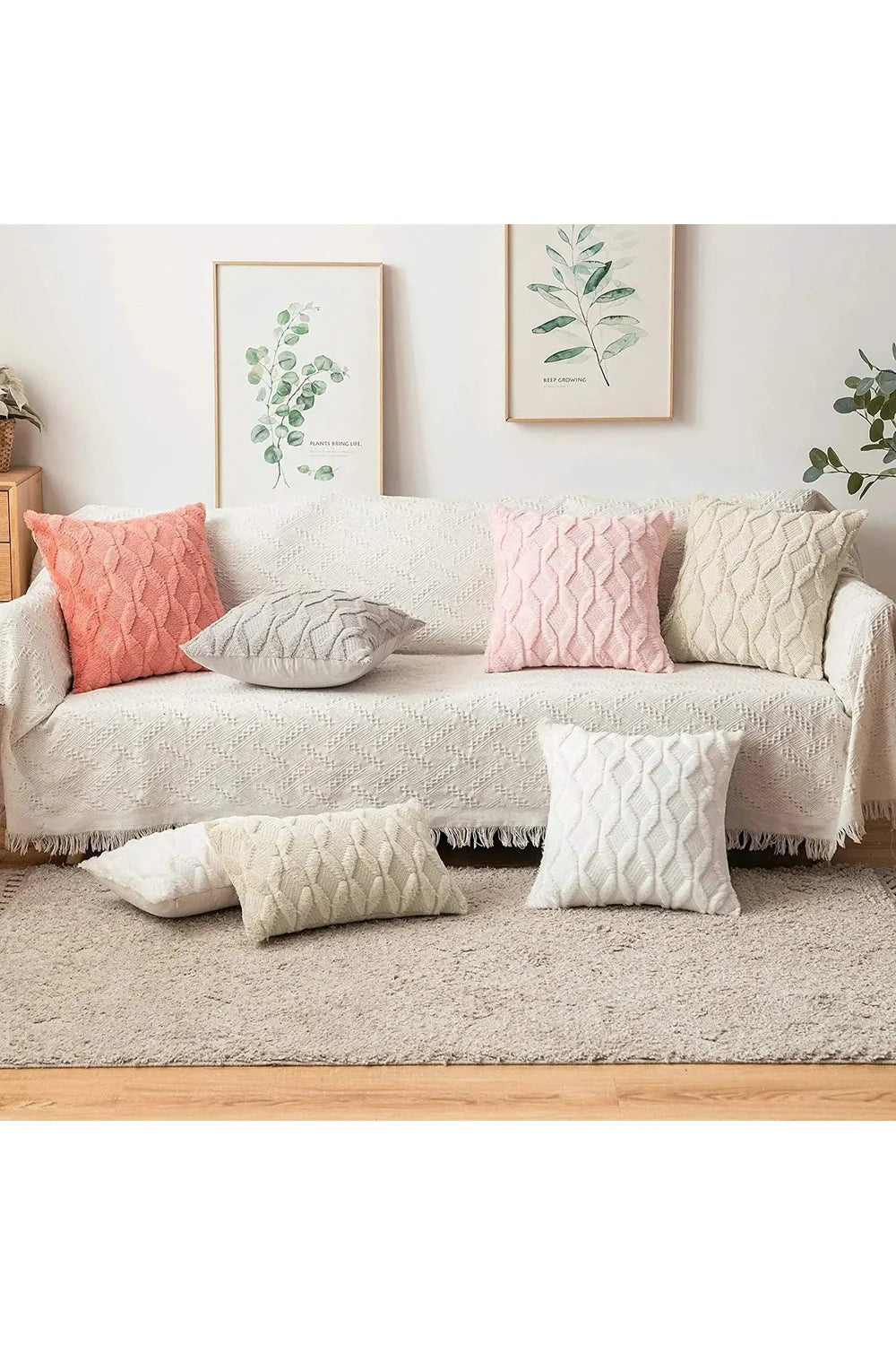 Solid Color Sofa Pillow Cover | Bowlift