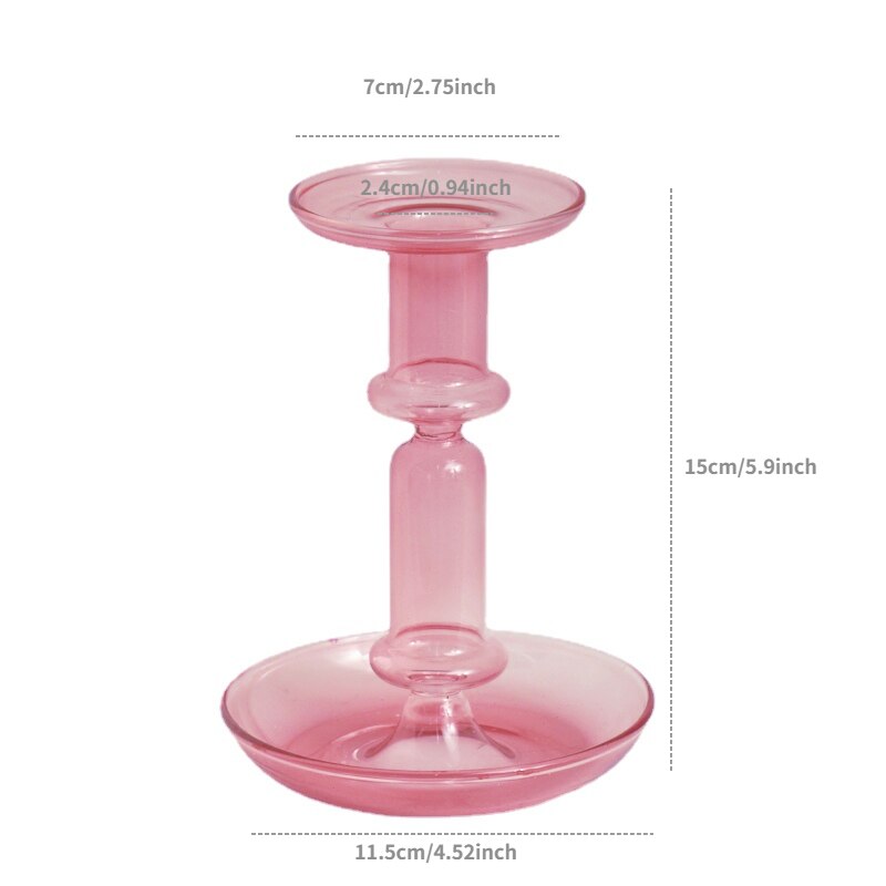 Borosilicate Modern Candleholders - 2 colours | Bowlift