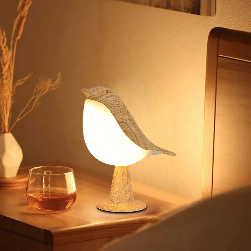 BowLift | Playful Bird Night Lamp – Touch Control & Adjustable Light Colors
