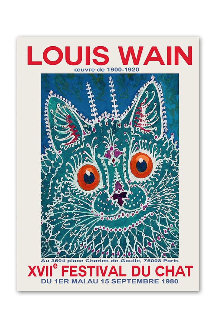 Wain Cats Psychedelic Poster | Bowlift