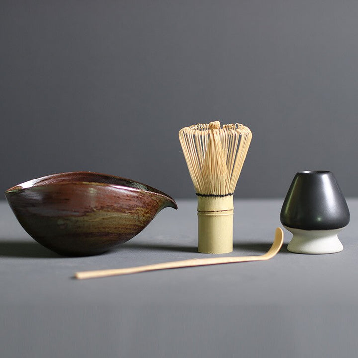 BowLift | TenchaTime | Complete Matcha Set – Bamboo Whisk & Ceramic Bowl – Authentic Japanese Tea Kit