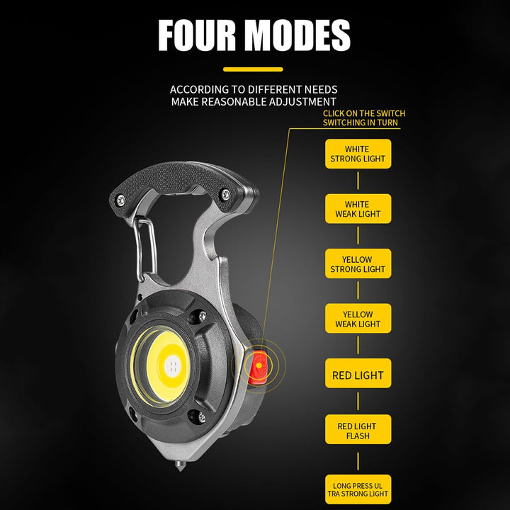 BowLift | 7in1 Pocket Lamp Survival Camping Keychain
