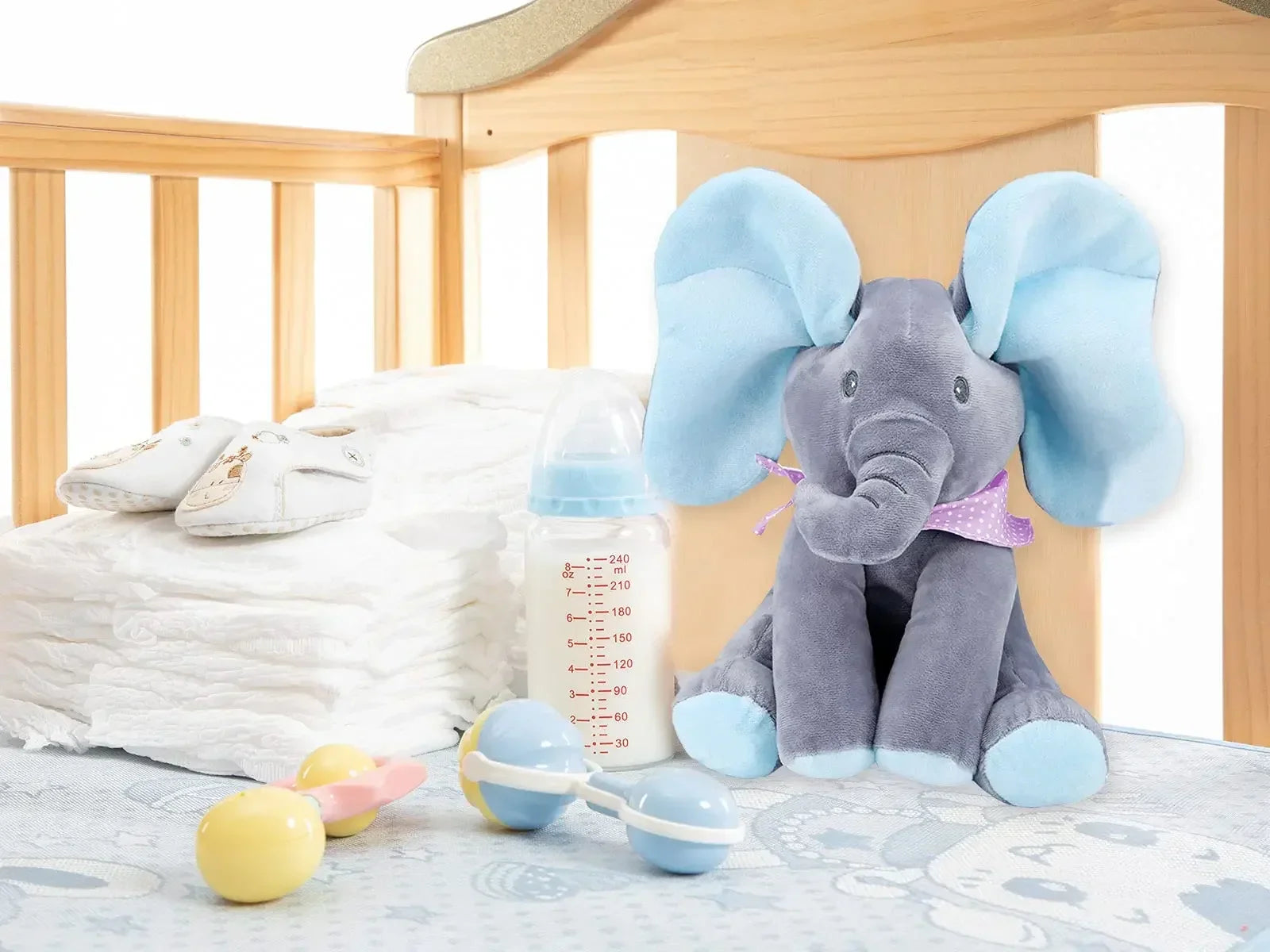 BowLift | Hide and Seek Elephant Plush Toy
