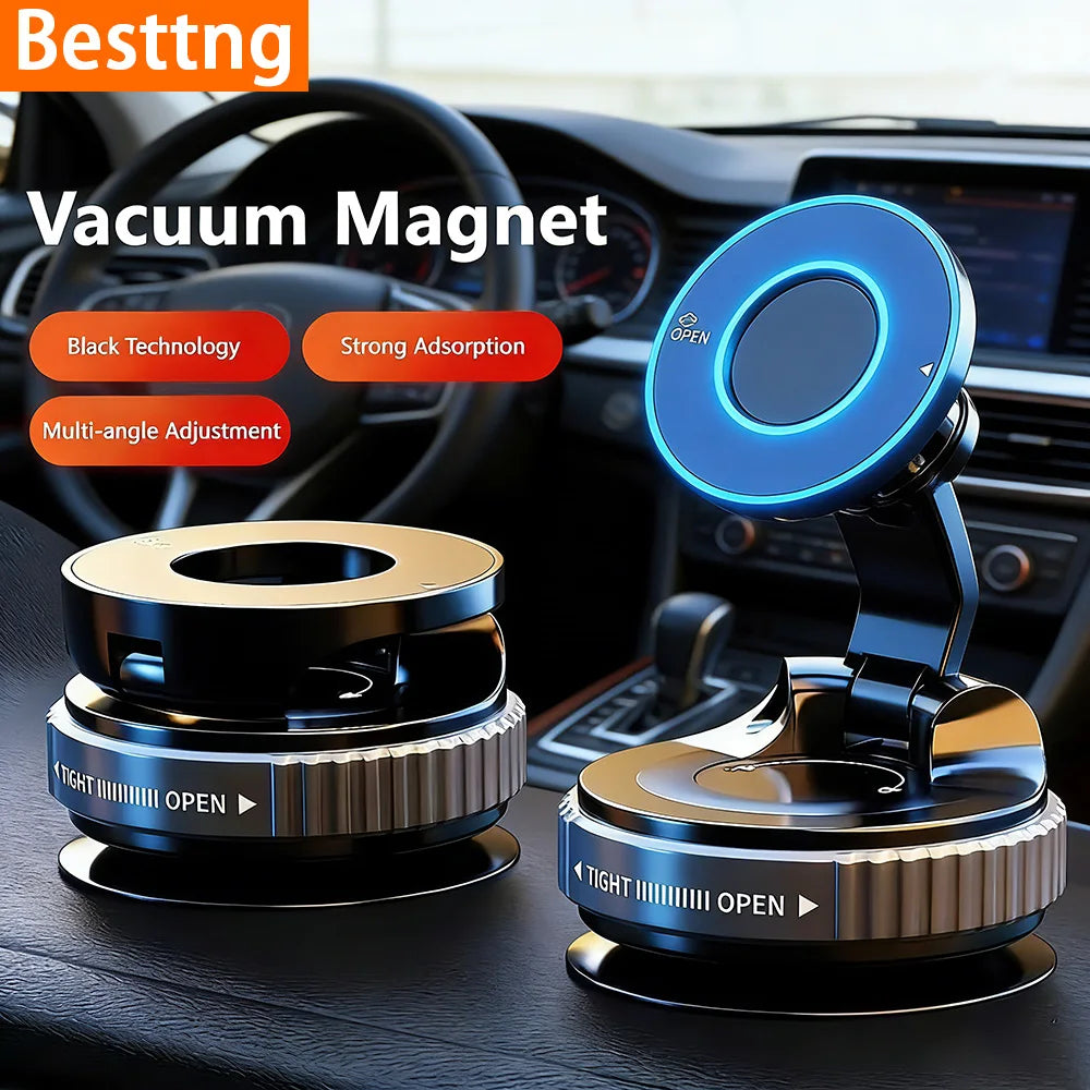 Magnetic Phone Holder | With Vacuum Suction Cup | 360° Adjustable | Bowlift
