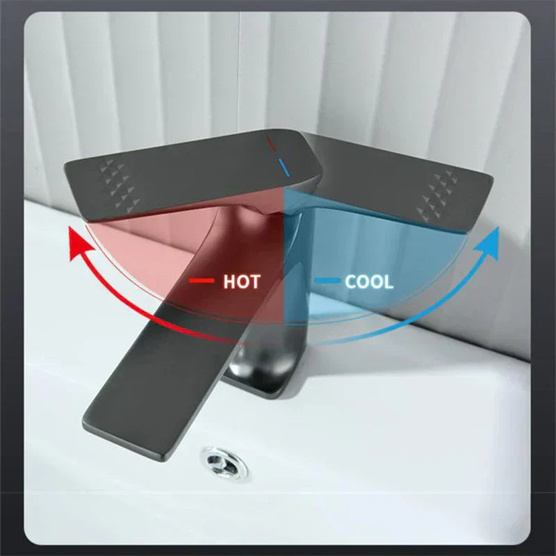 BowLift | Elegant bathroom faucet - with single lever for timeless comfort