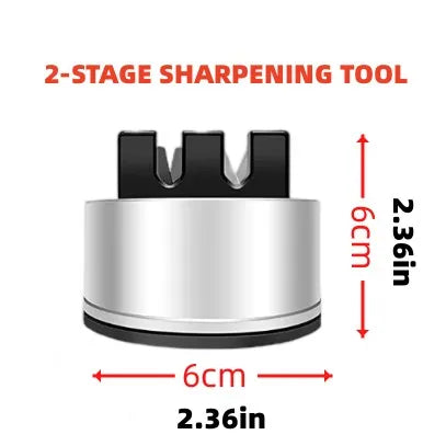 BowLift | Non-Slip Pocket Size Chef's Quick Knife Sharpener