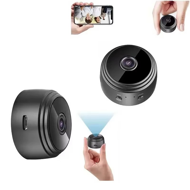 BowLift | Mini 1080p HD Wireless Security Camera with Night Vision and Audio