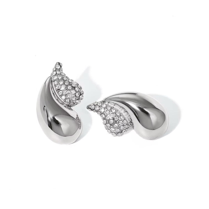 BowLift | 18k Diamond Accented Double Droplet Earrings