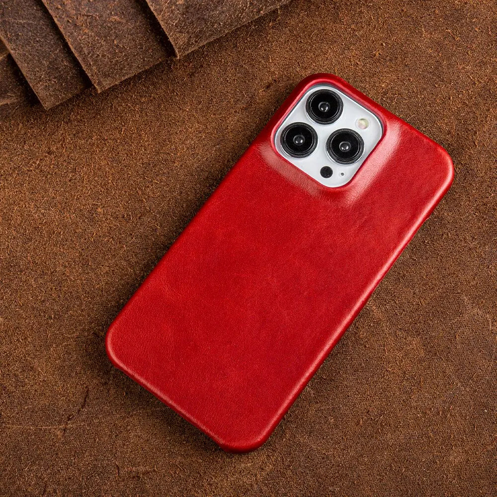 BowLift | RoyalLeather: Luxurious, handmade case made of genuine cowhide leather for the iPhone