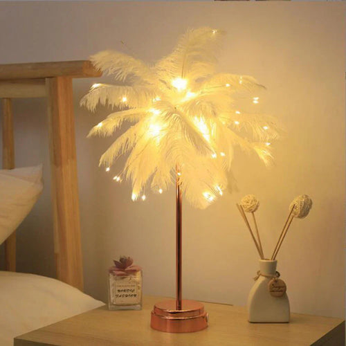 BowLift | LED Spring Table Lamp Night Light USB powered Remote Control Nightstand Lamps