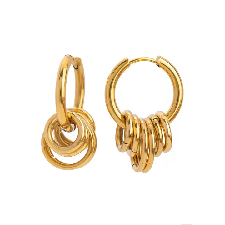 BowLift | Dainty Huggie Hoop Spiral Earrings