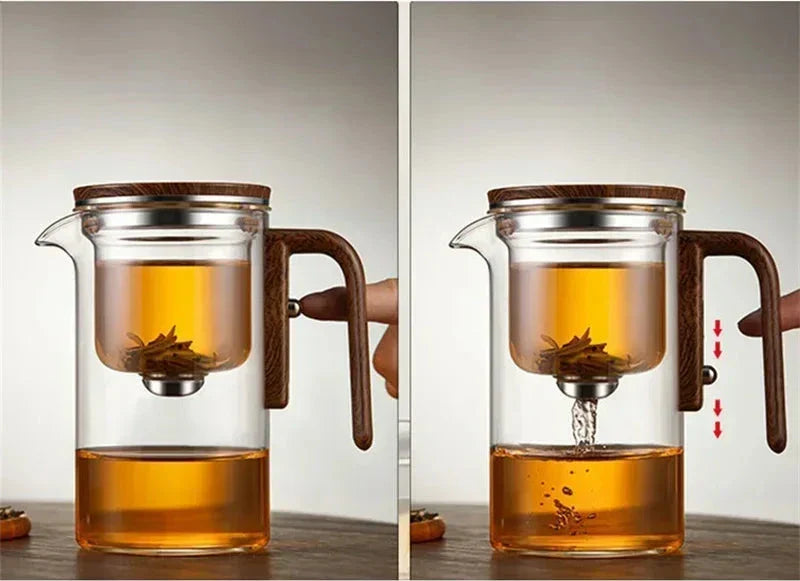 MagnaBrew Magnetic Glass Teapot Bowlift