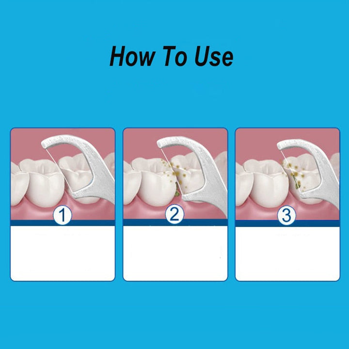 BowLift | Minty Portable Metal Toothpick Cleaner Set