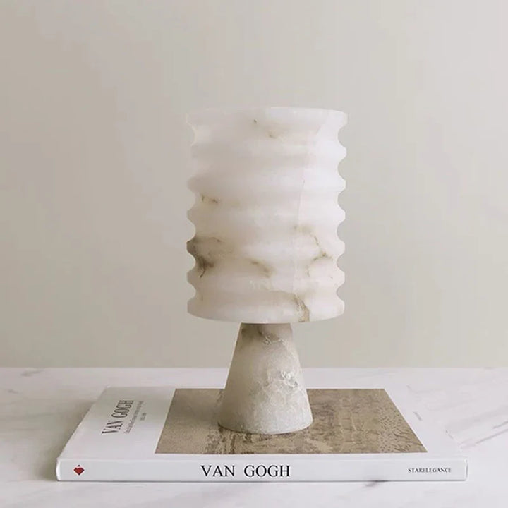 White Onyx Flower Vase Bowlift