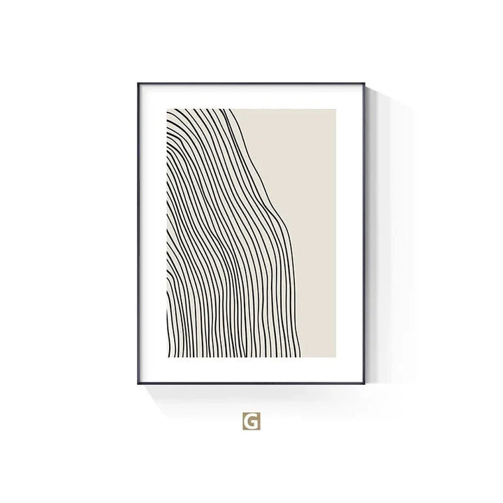Minimalist Abstract Floral Wall Art Fine Art Canvas Prints Inspirational Quote Poster Gallery Wall Pictures For Living Room Bedroom Art Decor | Bowlift
