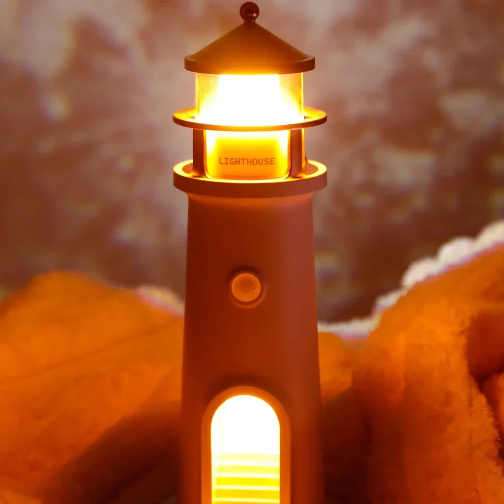 Moon Harbor Lighthouse Night Lamp | Bowlift