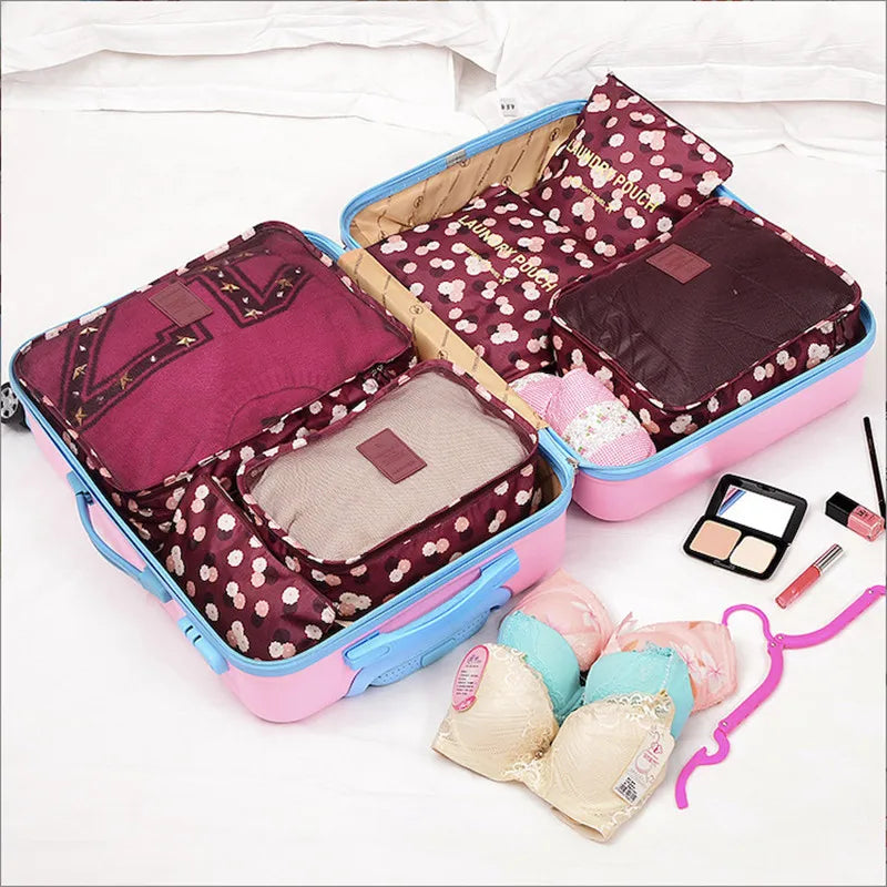 BowLift | TRAVORO Packing Cube Set | 6-piece | Waterproof & Extra Volume | Suitcase Organizer for Men