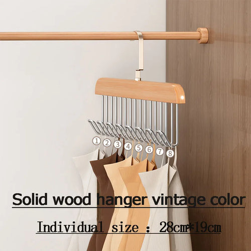 Multi-Hook Space Saver Clothes Organizer Rack | Bowlift