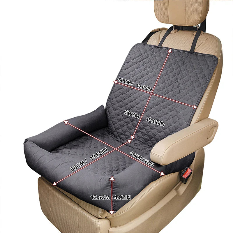 BowLift | Pawmodo Waterproof Dog Car Seat Cover | Portable Travel Bed for Car | Anti-Soil | For Small & Medium Dogs