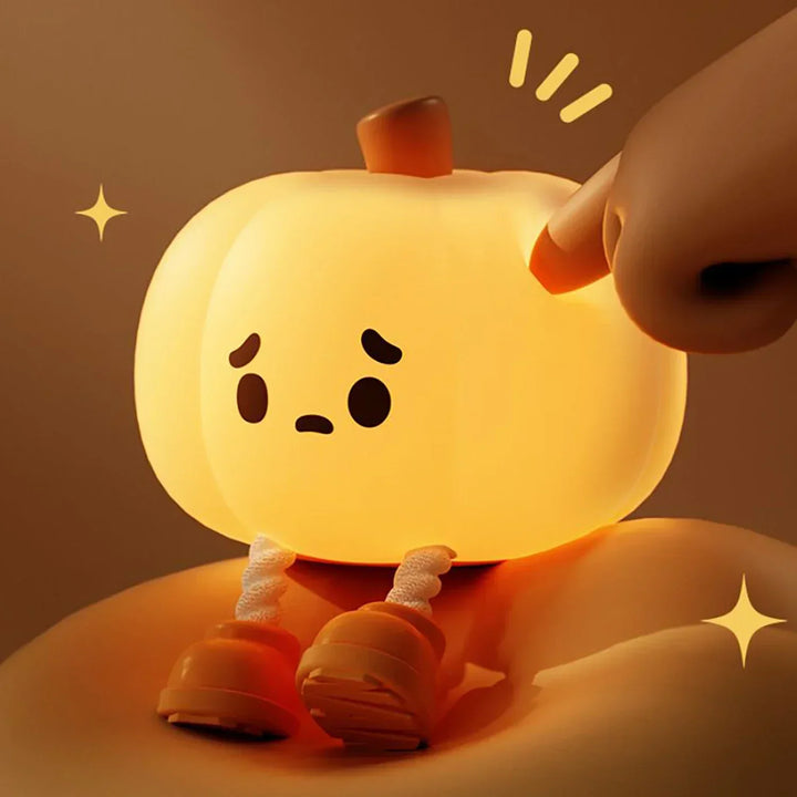 GlowPumpkin Light - Atmospheric Night Light with Warm Glow Bowlift