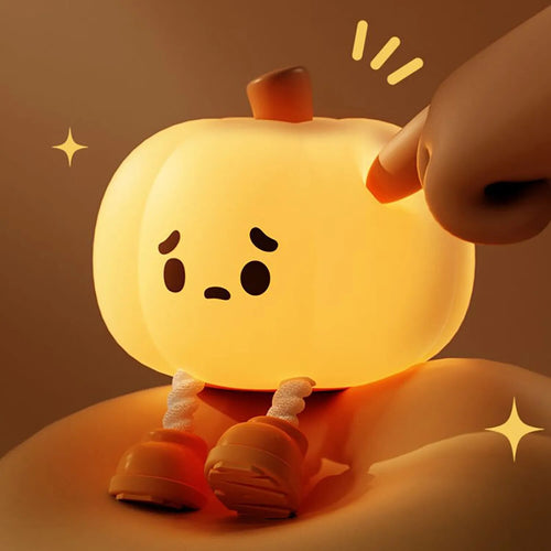 BowLift | Sad Pumpkin Touch Sensor Lamp Decor