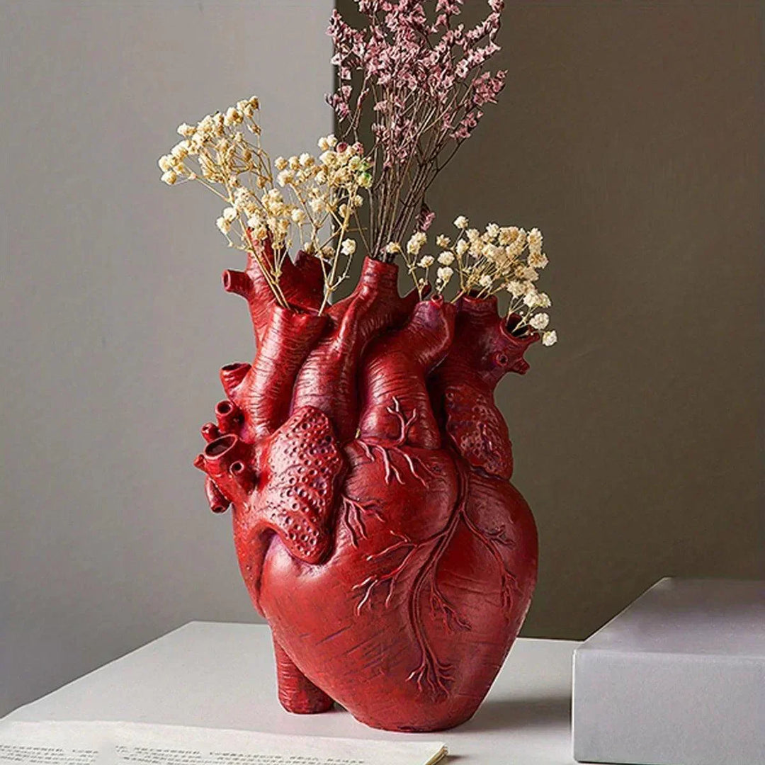 BowLift | LoveAura - Ceramic Heart-Shaped Vase
