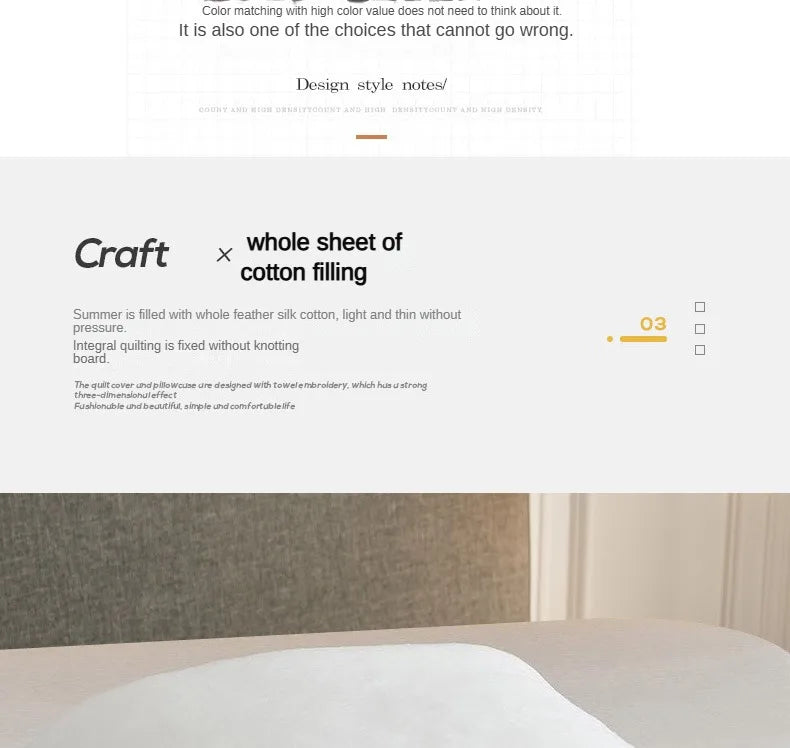 2024 Japanese Cotton-Polyester Summer Quilt – Lightweight, Washable, Skin-Friendly Solid Color Quilt | Bowlift