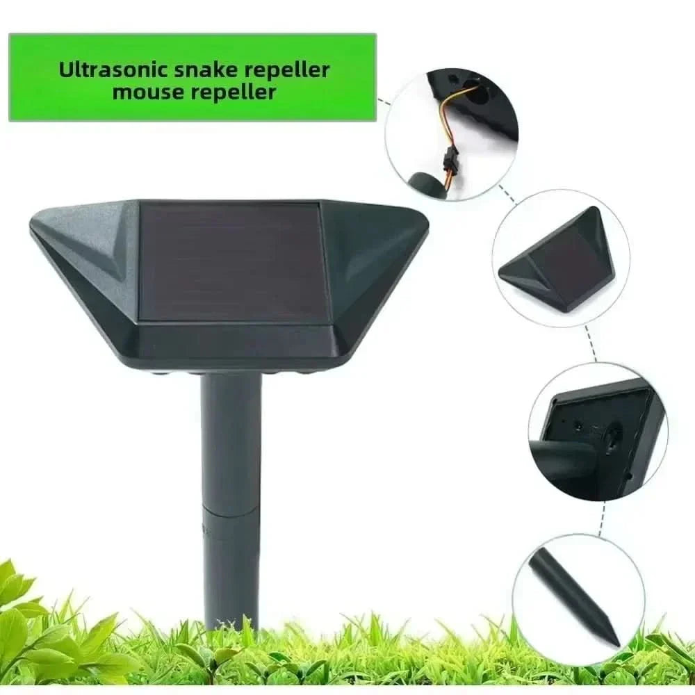 BowLift | ULTRAGUARD ANIMAL REPELLER – Ultrasonic Animal Repeller with LED Light – Weatherproof & Battery Operated for Garden & Outdoor Use