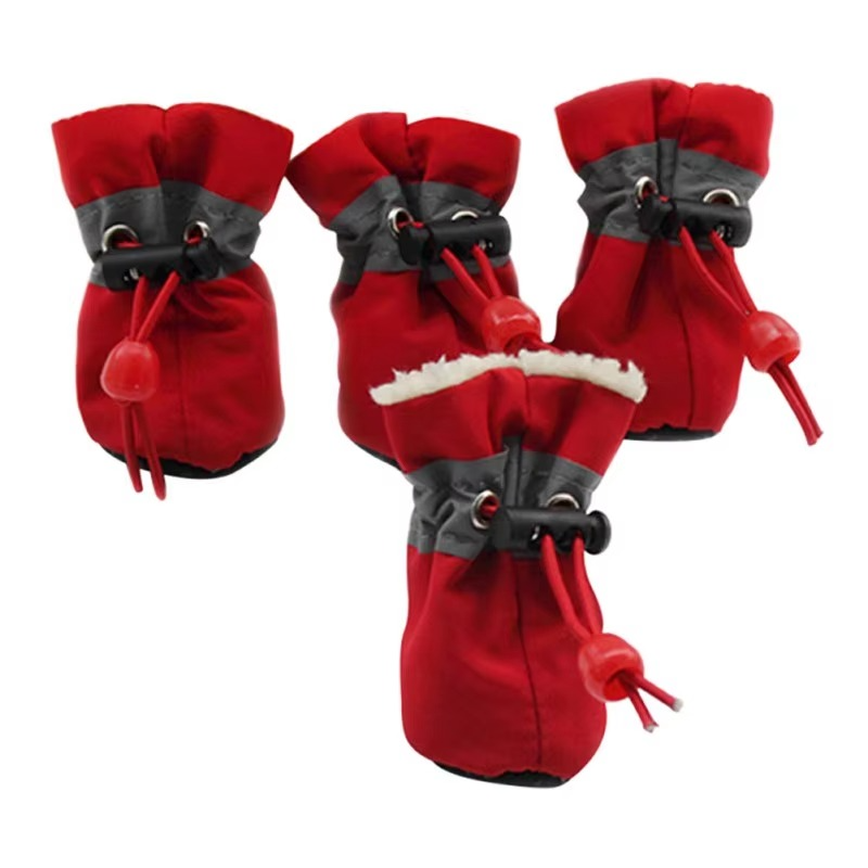 BowLift | 4-Pack Non-Slip Winter Puppy Booties for Outdoor Protection