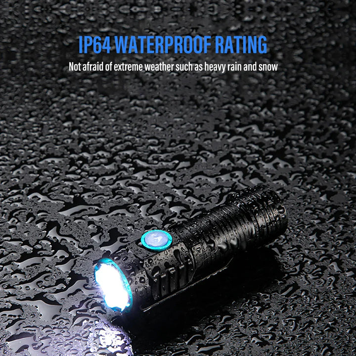 BowLift | LED Flashlight LumiXPro S-359 | Mini XHP50 | Magnetic & Rechargeable | 1000 Lumens | USB & Clip Function