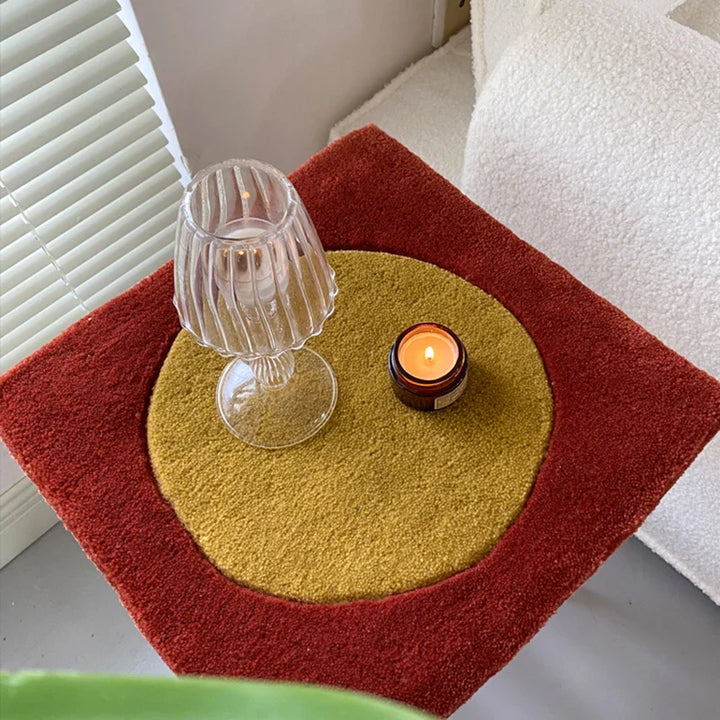 Dot in Square Block Rug | Bowlift