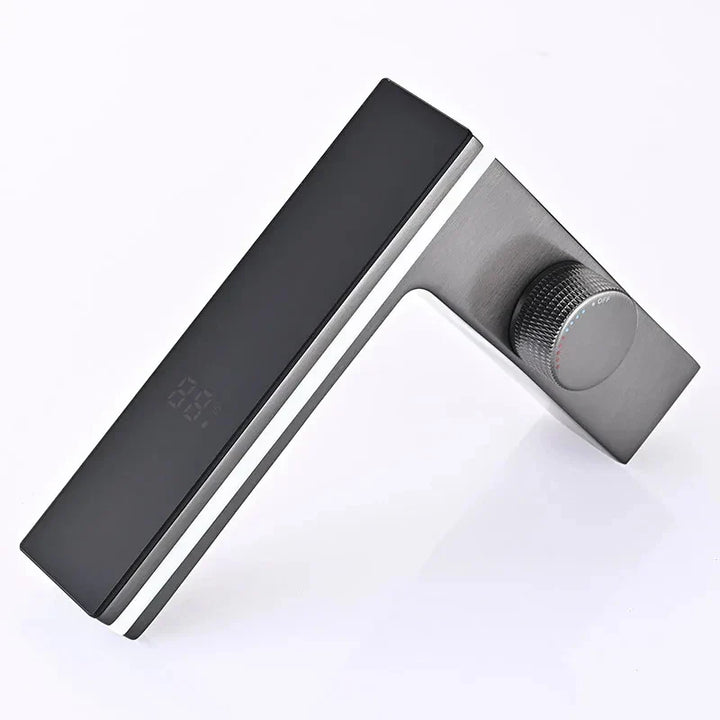 BowLift | LED Sink Faucet with Digital Temperature Display and Hot-Cold Mixing Function
