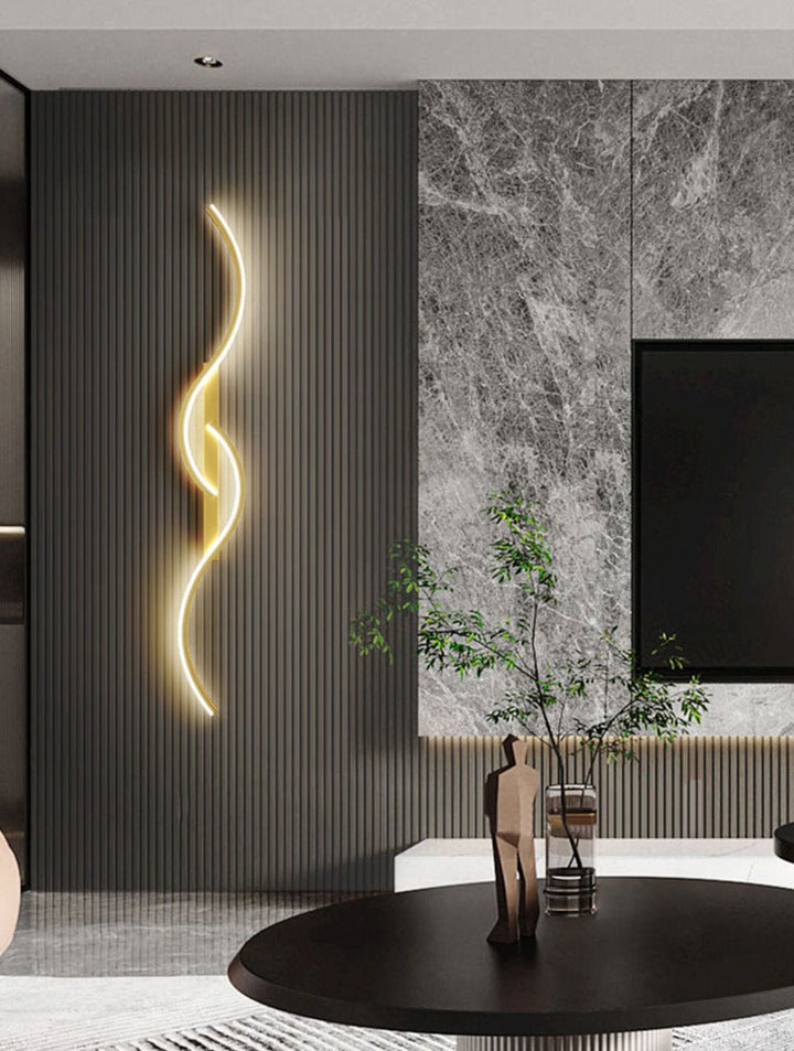 BowLift | Contemporary LED Wall Lamp – Artistic Combination of Forms