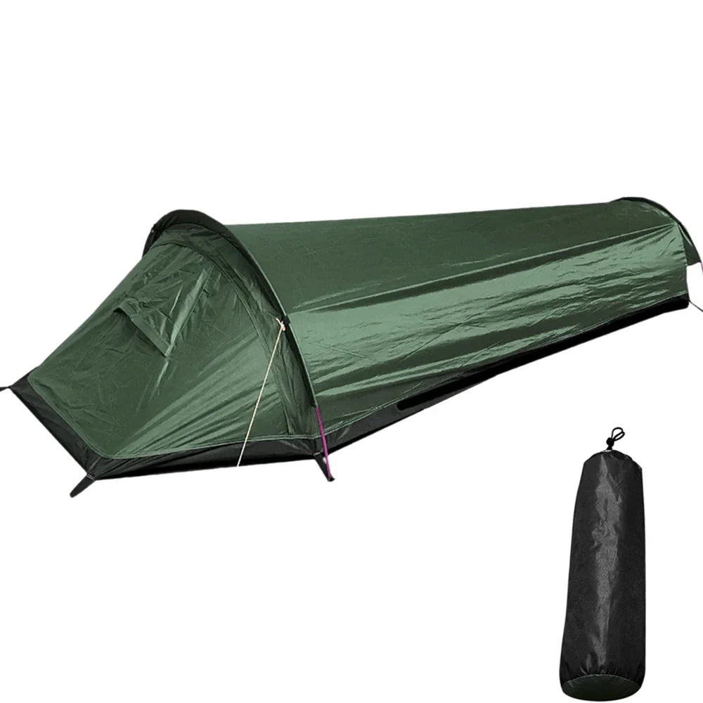 BowLift | Trekvento SoloShield Ultralight Single Tent | Waterproof & Windproof | With Aluminum Poles & Storage Bag | For Trekking, Hiking & Camping