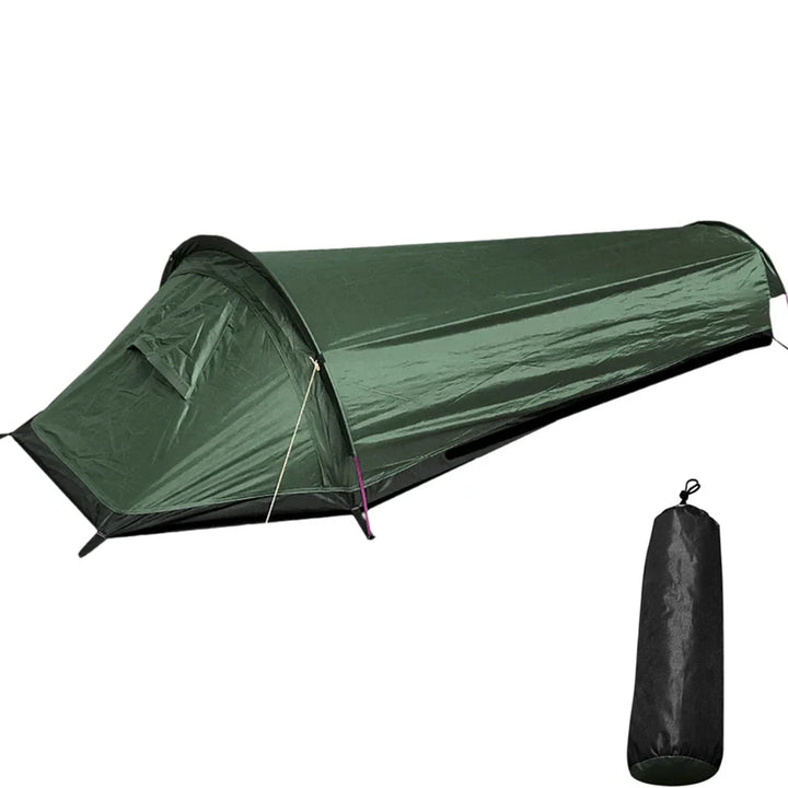 BowLift | Trekvento SoloShield Ultralight Single Tent | Waterproof & Windproof | With Aluminum Poles & Storage Bag | For Trekking, Hiking & Camping