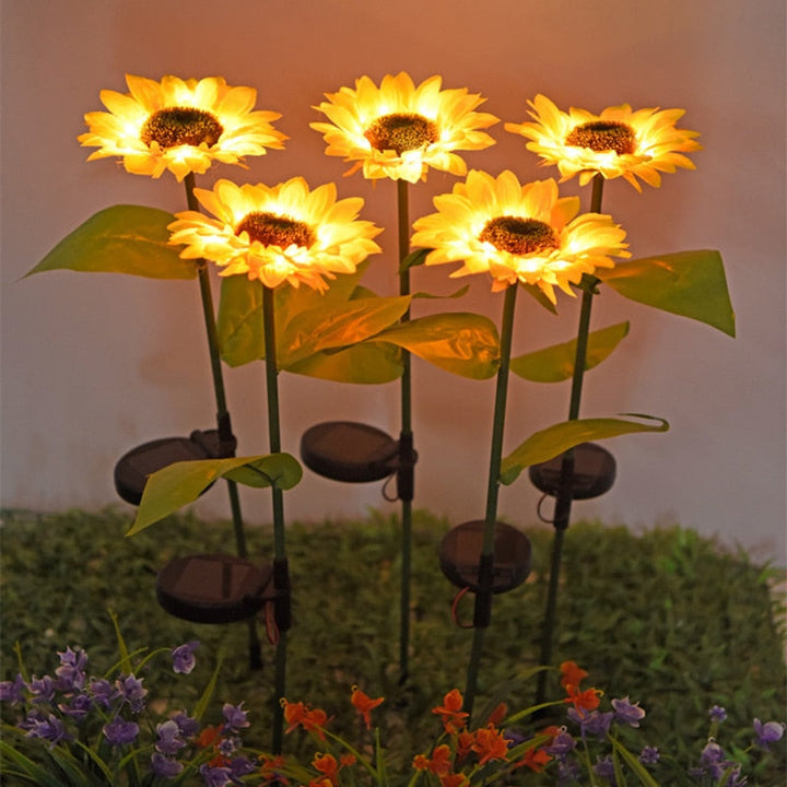 Sunflower Waterproof Solar Led Garden Lights | Bowlift