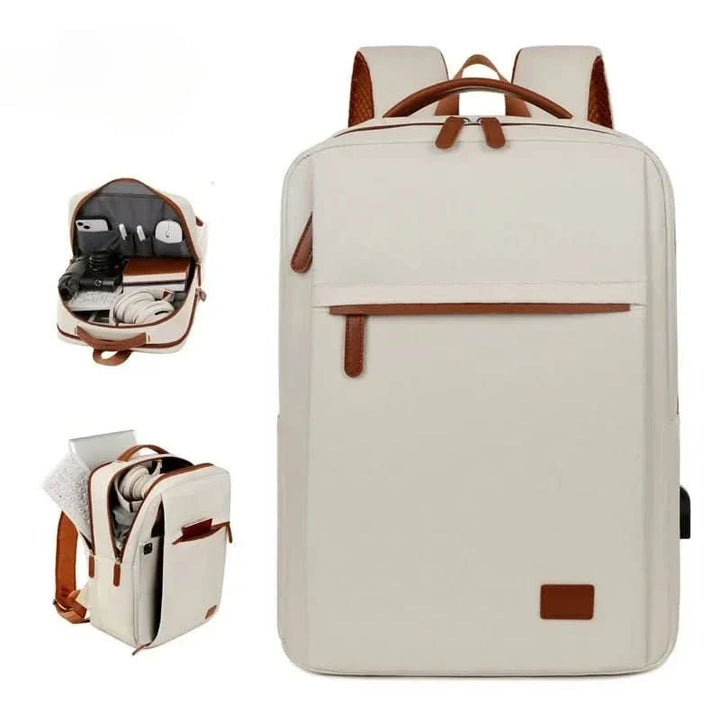 BowLift | Travel backpack with laptop compartment and USB port for everyday & business trips