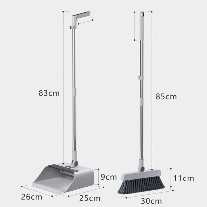 BowLift | 3in1 Quick Clean Extendable Dustpan Set