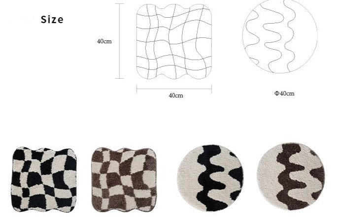 Wavy Grid Seat Cushion | Bowlift
