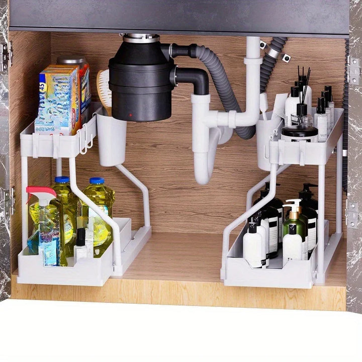 BowLift | Multilayer Pull-Out Seasoning & Storage Rack – Liora