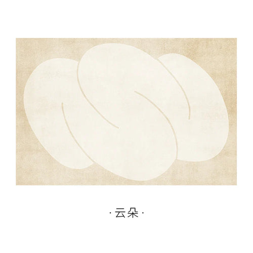 BowLift | Japanese Minimalist Plush Area Rug Non-Slip Soft Rug Bedroom Living Room Large Surface