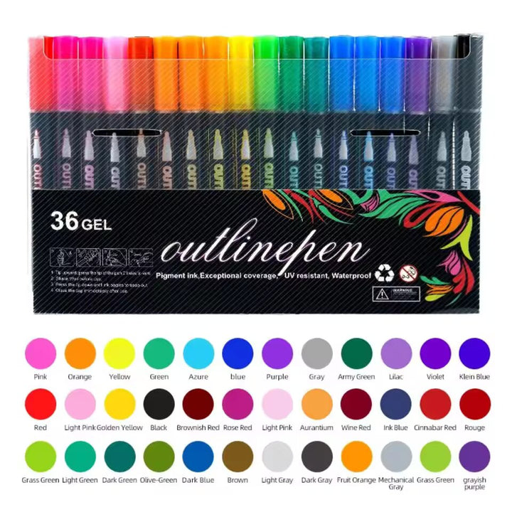 BowLift | SparkleMagic: Dual-Color Pens