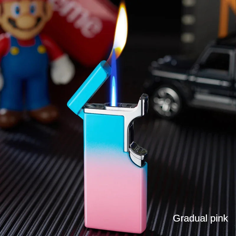 Metal Double Fire Jet Butane Lighter | Bowlift