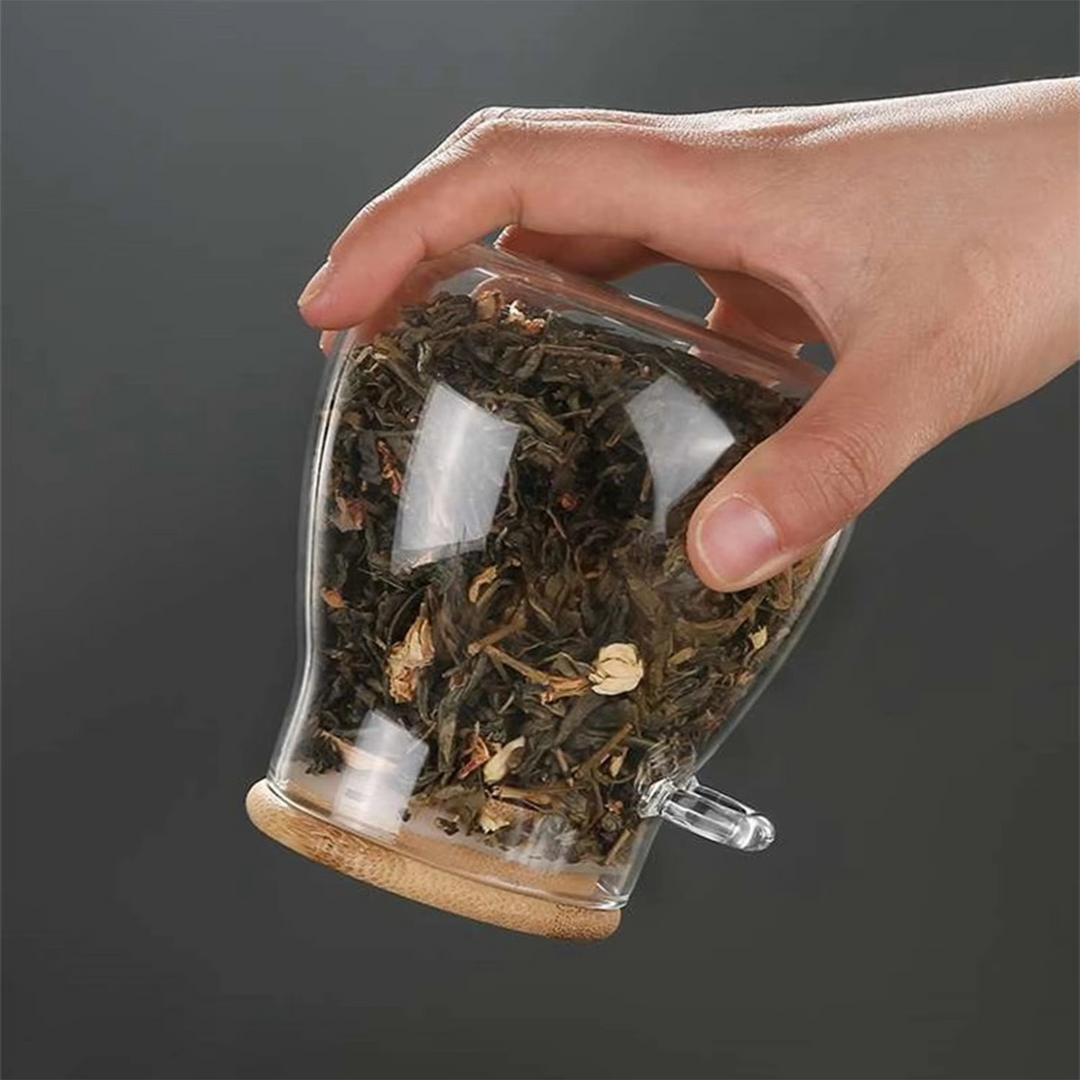 BowLift | Premium Glass Airtight Canister with Sealed Lid for Kitchen Storage