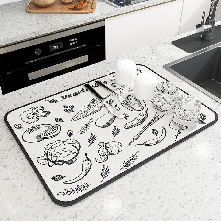 AbsorpTowel Mat - Antislip, Ultra-absorbing and Stylish Bowlift