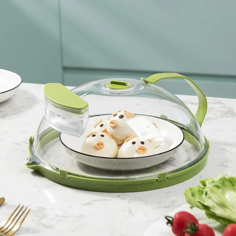 BowLift | Microwave Splatter Cover With Water Steamer